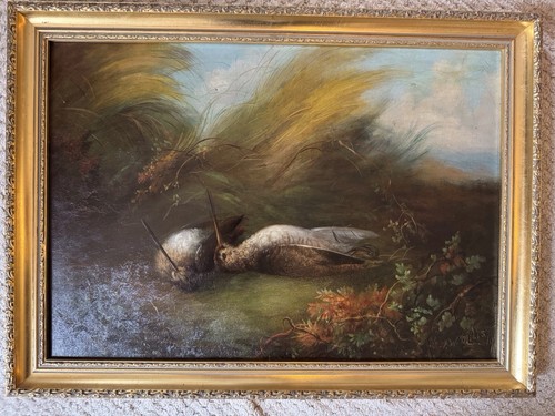 Original oil canvas brace - original,