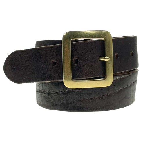 40mm brown brass square buckle - 40mm,