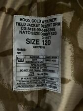UK British Army Surplus Desert DPM Detachable Smock Hood Rip-Stop Camo Material