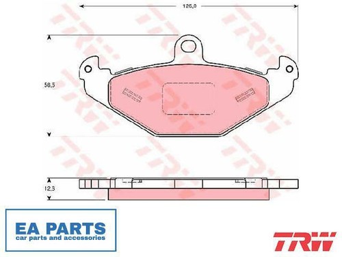 Brake pad set - brake,