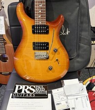 ?RARE USA? PRS S2 Custom 24 30th Anniversary~ Ltd Edition~Amber Burst W/Papers