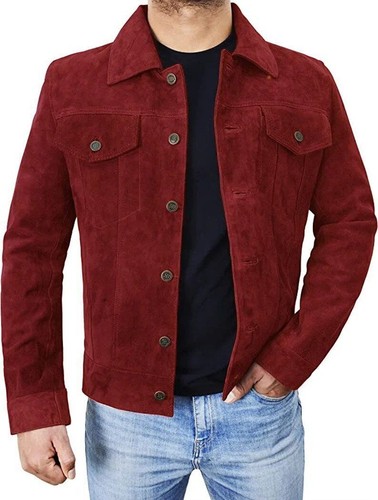 Men real suede - real, leather