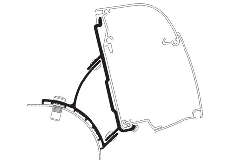 Awning bracket set for - bracket, thule