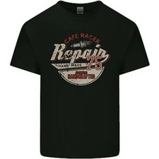 Cafe Racer Biker Motorbike Motorcycle Mens Cotton T-Shirt Tee Top