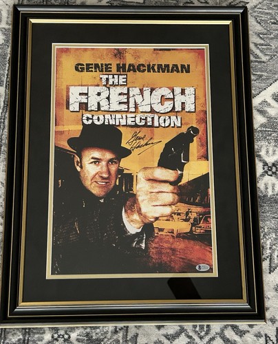 Gene hackman signed french - hackman,