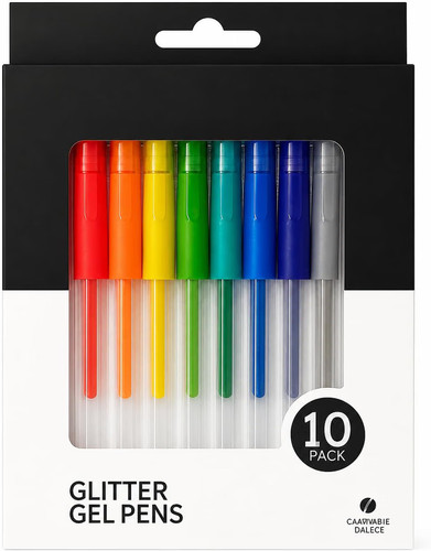 Rohans glitter gel pens - gel, pack