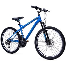 Huffy Extent 24" Cobalt Blue Mountain Bike. 18 Speed. Kids Bicycle. For 8-11 Yrs