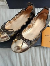 Louis Vuitton patent monogram flirty flat ballerina shoes