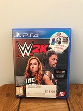 PS4 W2K20 Game and Instruction Booklet