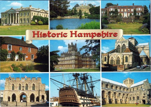 Postcard historic hampshire - am,