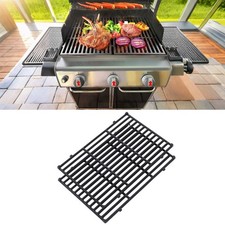 Cast Iron Cooking Grates For Charcoal Grill, BBQ  Weber Spirit I & II 300 Series