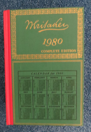 Whitaker almanack 1980 - almanack,