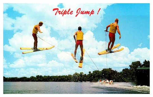 Cypress gardens postcard - gardens,