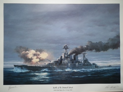 Hms hood opens fire may - may, 24th