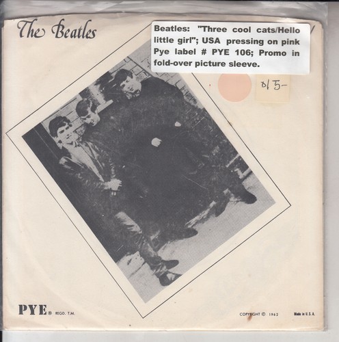 The beatles three cool cats - beatles,