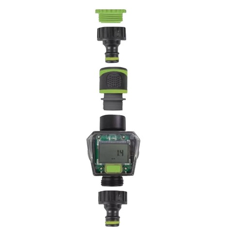 Water flow meter - flow, garden