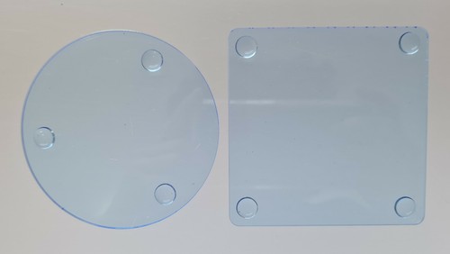 Round square acrylic - round,