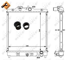 NRF Radiator for Honda Civic