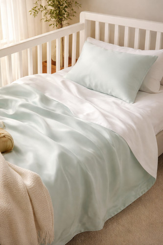 Baby cot bedding sets - bedding, mint