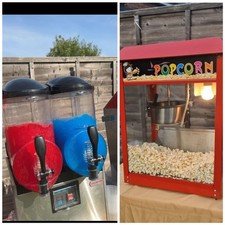 Efflavour Slushie Machine, Popcorn Machine, Candyfloss Machine ,Hotdog for HIRE!