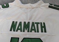 Nike On Field Joe Namath New York Jets NFL Football Jersey Adults Size XL