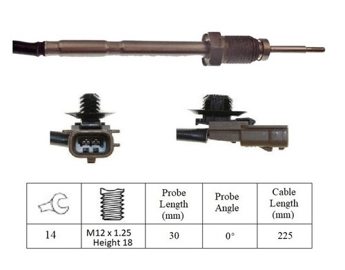 Lemark exhaust gas temperature - exhaust,