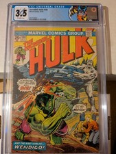 The Incredible Hulk 180 1st appearance of Wolverine (in cameo) CGC 3.5