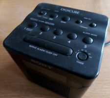 Vintage Sony ICF-C103L Digicube Radio Alarm Clock