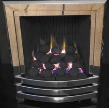 15 Standard Artificial Replacement Living Flame Gas Fire Ceramic Fake Cast Coal