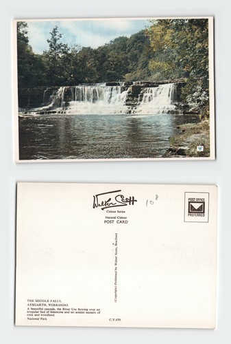 Vintage postcard aysgarth - vintage,