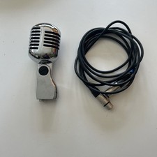 Stagg MD-007CRH 50's Style Retro Vintage Microphone (Chrome) Dynamic Stand-mount