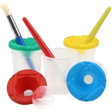 4 Non Spill Paint / Water Pots