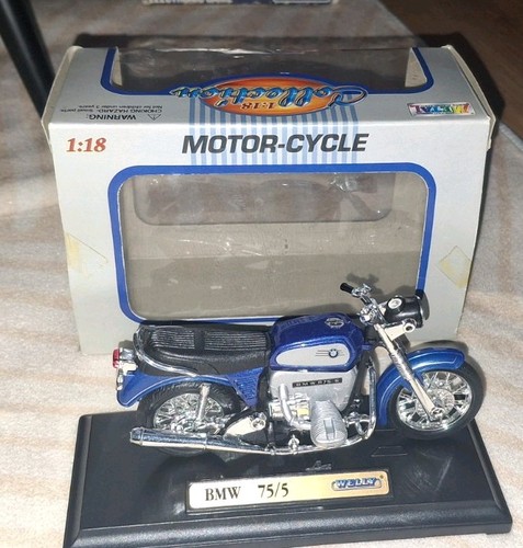 Welly bmw motorcycle 1 - 75/5, 1:18