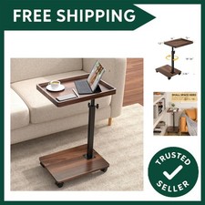 C Shaped Side Table Adjustable