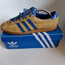 Adidas Originals Malmo  City Casuals London Dublin Koln UK 10 Yellow Blue 