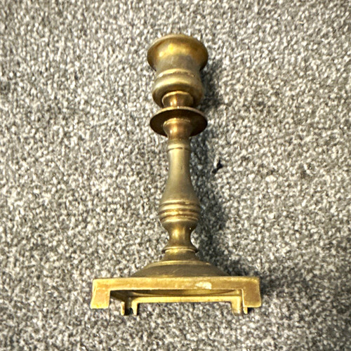 Brass candlestick holder - brass,