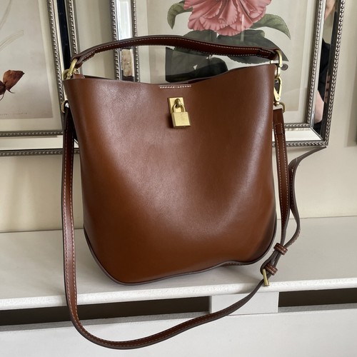 Mango tan faux leather - mango,