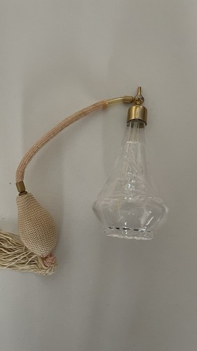 Vintage cut glass perfume - vintage,