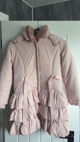 Monsoon girls pink long hooded - monsoon,