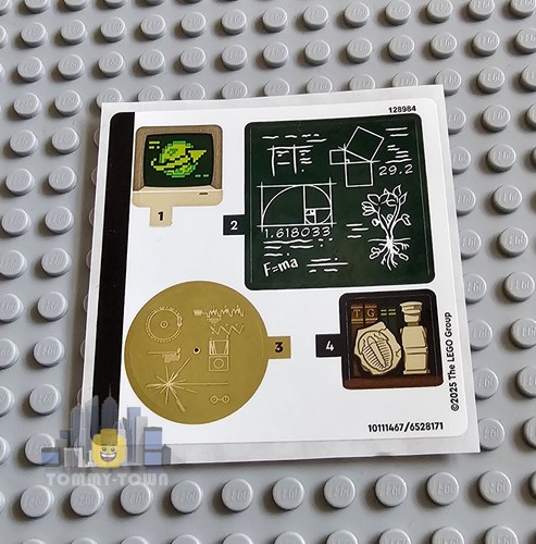 Lego ideas sticker sheet - sticker, only