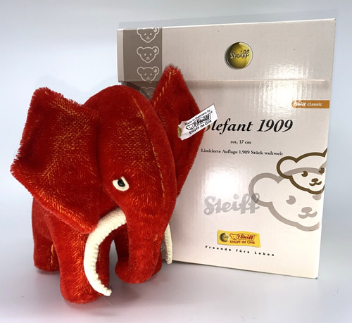 Steiff elephant 1909 replica - steiff,