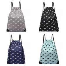 Horse Print Canvas Drawstring