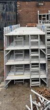 Aluminium tower scaffolding 6m Hi Double 1.8m Long ￼