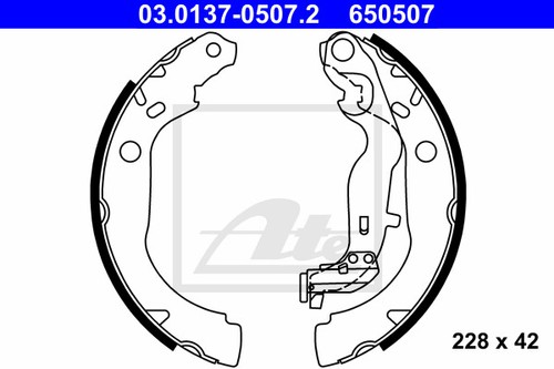 New brake shoe set for - new,