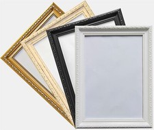 Ornate Picture Frame Shabby Chic Picture frame photo frames Black White Gunmetal