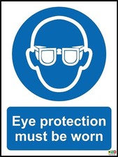 Eye Protection Must Be Worn