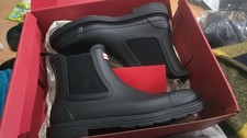 Hunter Comando Black boots size 6