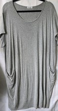 Grey Stretch Jersey Dress
