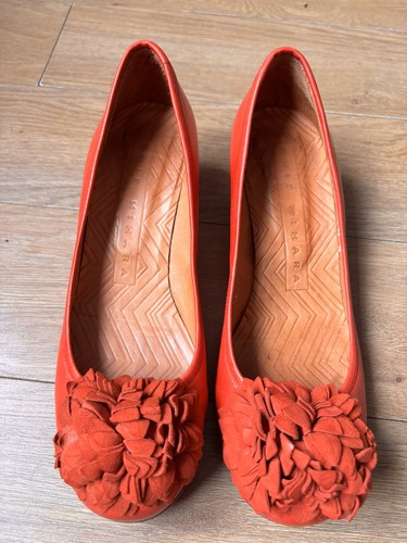 Chie mihara red heels floral - mihara,