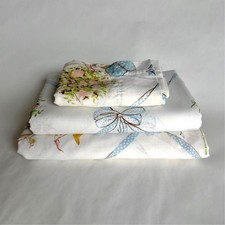 JCPENNEY Vintage 1976 American Greetings  HOLLY HOBBIE Twin Sheet Set w/ Valance